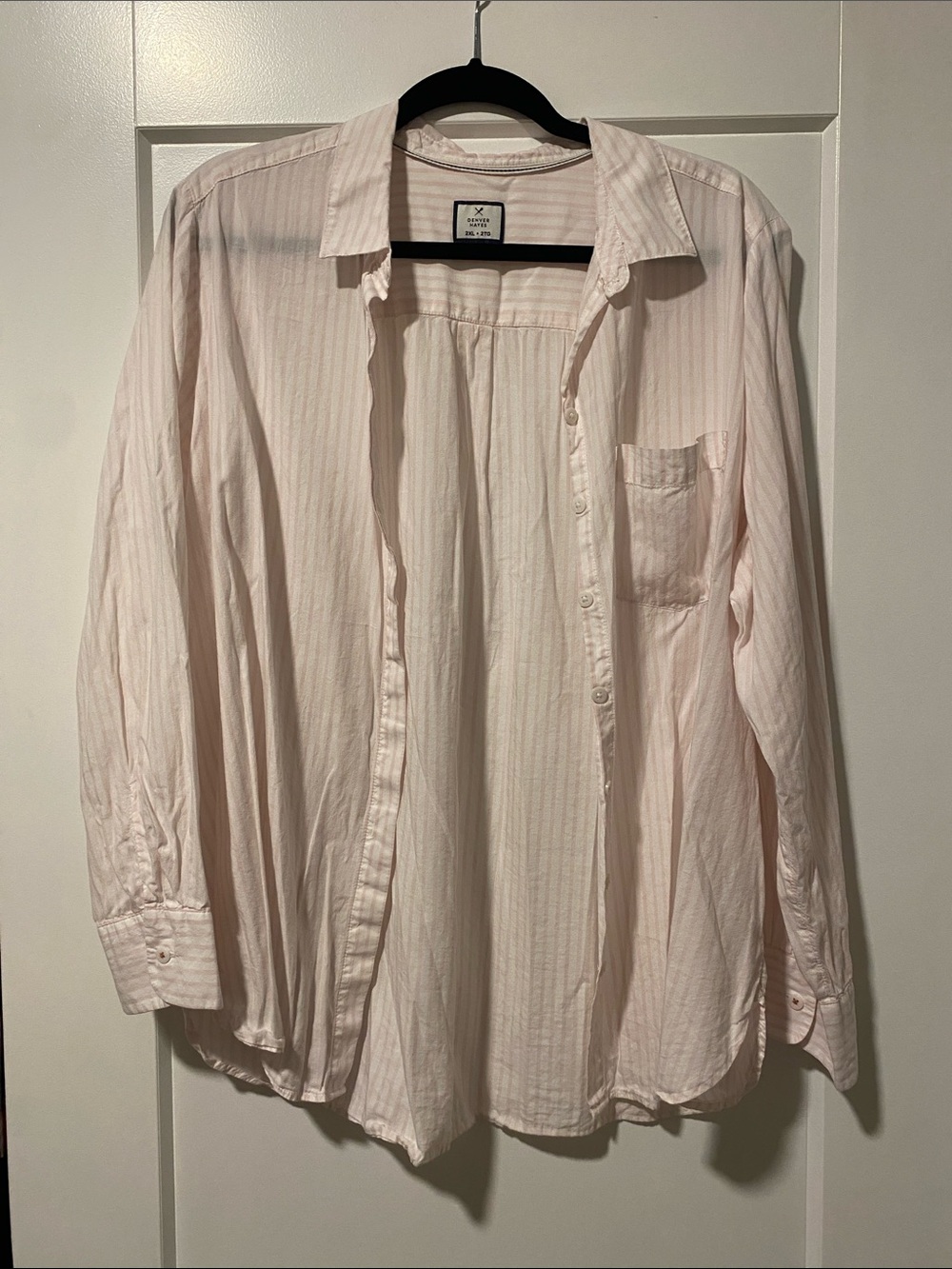 Denver Hayes Striped Button Up